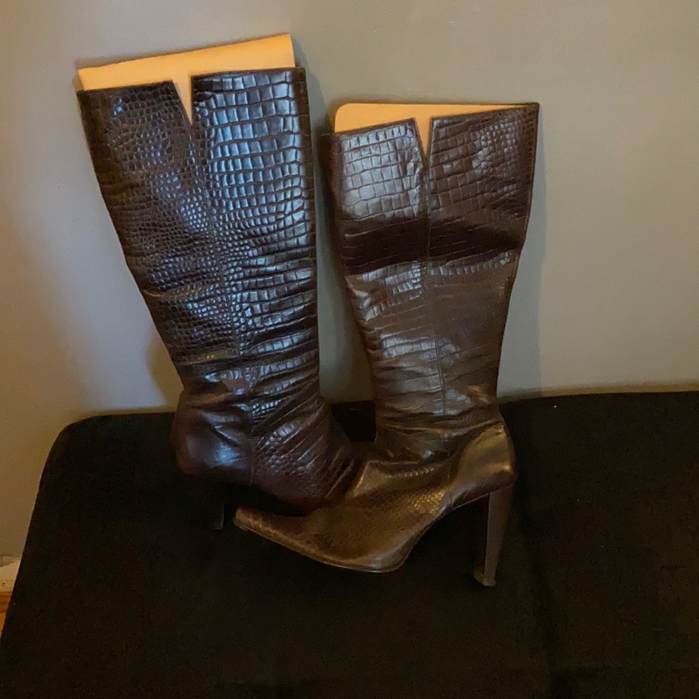 Nine West Pointy Toe Riding Boots - Picture 7 of 8